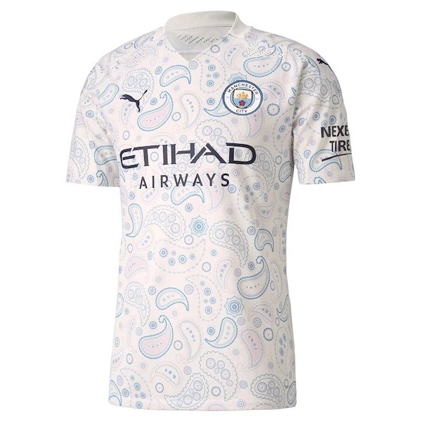 Camiseta Manchester City Tercera equipo 2020-21 Blanco